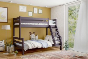 АДЕЛЬ Кровать двухъярусная с наклонной лестницей (лаванда) в Талице - talica.mebel-74.com | фото