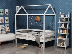 Детская кровать-домик из массива березы Соня-6 (Неокрашенный массив) в Талице - talica.mebel-74.com | фото