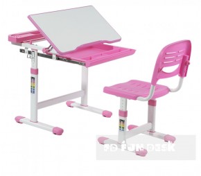 Комплект парта + стул трансформеры Cantare Pink в Талице - talica.mebel-74.com | фото