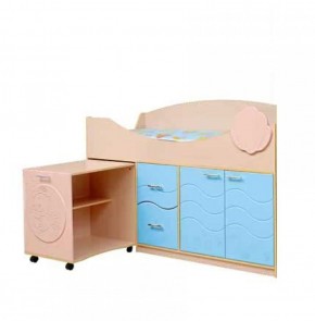 Набор мебели для детской Юниор -12.2 (700*1860) МДФ матовый в Талице - talica.mebel-74.com | фото