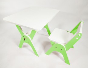 Детский растущий стол-парта и стул Я САМ "Умка" (Зеленый) в Талице - talica.mebel-74.com | фото