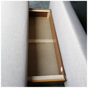 Диван-кровать Комфорт без подлокотников BALTIC BITTER (4 подушки) в Талице - talica.mebel-74.com | фото