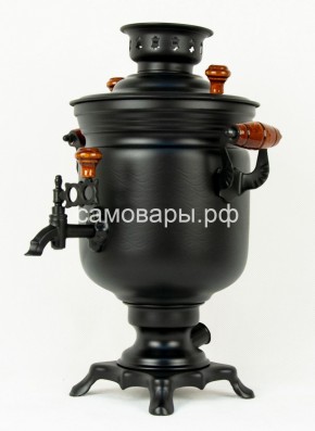 Электрический самовар "Черный Русский" матовая банка на 3 литра (Ограниченная серия) в Талице - talica.mebel-74.com | фото