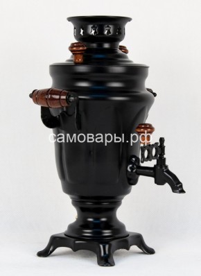 Электрический самовар "Черный Русский" матовый тюльпан в наборе на 1,5 литра. Ограниченная серия. в Талице - talica.mebel-74.com | фото