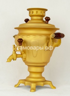 Электрический самовар "Русское золото" матовая груша на 2 литра (Ограниченная серия) в Талице - talica.mebel-74.com | фото