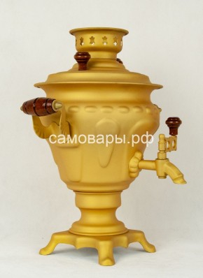 Электрический самовар "Русское золото" матовая груша на 2 литра (Ограниченная серия) в Талице - talica.mebel-74.com | фото