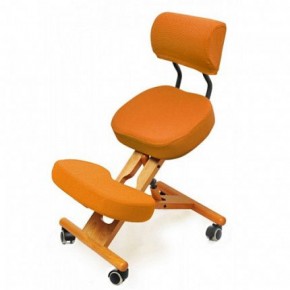 Коленный стул со спинкой Smartstool KW02В + Чехлы в Талице - talica.mebel-74.com | фото