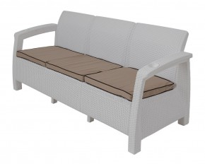 Комплект уличной мебели Yalta Premium Terrace Triple Set (Ялта) белый (+подушки под спину) в Талице - talica.mebel-74.com | фото