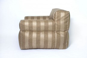Кресло бескаркасное Уют полоса (Коричневый) в Талице - talica.mebel-74.com | фото