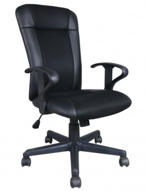 Кресло BRABIX "Optima MG-370" (экокожа/ткань, черное) 531580 в Талице - talica.mebel-74.com | фото