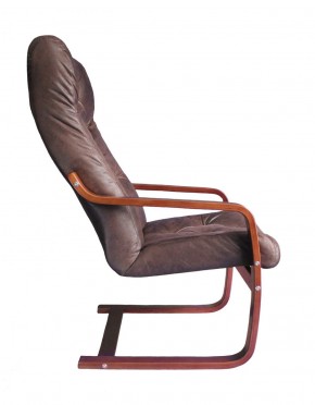 Кресло для отдыха (пружинка) Магнат 102-З-Ш замша ШОКОЛАД в Талице - talica.mebel-74.com | фото