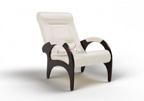 Кресло для отдыха Римини 19-К-КР (экокожа/венге) КРЕМ в Талице - talica.mebel-74.com | фото