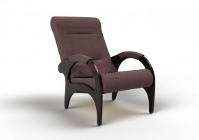 Кресло для отдыха Римини 19-Т-КМ (ткань/венге) КОФЕ С МОЛОКОМ в Талице - talica.mebel-74.com | фото