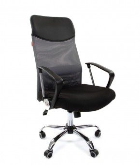 Кресло для руководителя CHAIRMAN 610 N(15-21 черный/сетка серый) в Талице - talica.mebel-74.com | фото