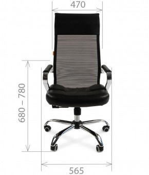 Кресло для руководителя CHAIRMAN 700 (Сетка) Черное в Талице - talica.mebel-74.com | фото