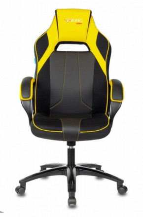 Кресло игровое Бюрократ VIKING 2 AERO YELLOW черный/желтый в Талице - talica.mebel-74.com | фото
