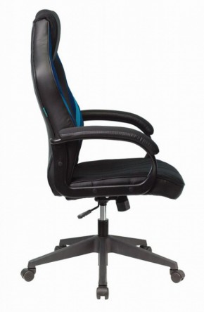 Кресло игровое Бюрократ VIKING 3 AERO BLUE черный/синий в Талице - talica.mebel-74.com | фото