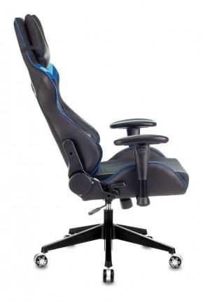 Кресло игровое Бюрократ VIKING 4 AERO BLUE черный/синий в Талице - talica.mebel-74.com | фото