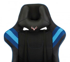 Кресло игровое Бюрократ VIKING 4 AERO BLUE черный/синий в Талице - talica.mebel-74.com | фото