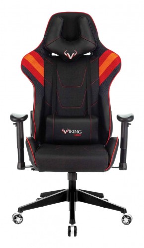 Кресло игровое Бюрократ VIKING 4 AERO RED черный/красный в Талице - talica.mebel-74.com | фото