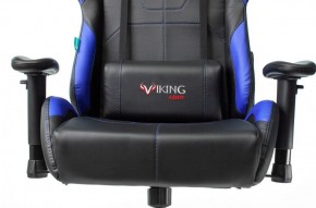 Кресло игровое Бюрократ VIKING 5 AERO BLUE черный/синий в Талице - talica.mebel-74.com | фото
