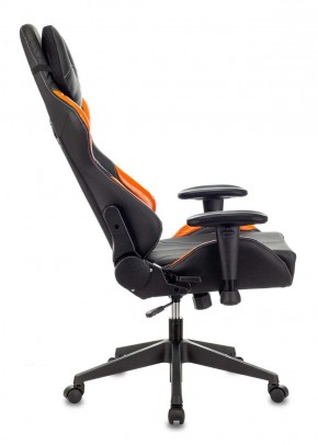 Кресло игровое Бюрократ VIKING 5 AERO ORANGE черный/оранжевый в Талице - talica.mebel-74.com | фото