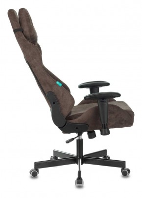 Кресло игровое Бюрократ VIKING KNIGHT LT10 FABRIC коричневый в Талице - talica.mebel-74.com | фото