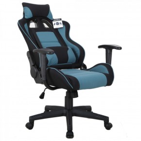 Кресло компьютерное BRABIX "GT Racer GM-100" (черное/голубое) 531818 в Талице - talica.mebel-74.com | фото