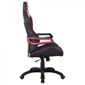 Кресло компьютерное BRABIX Nitro GM-001 (ткань/экокожа) черное, вставки красные (531816) в Талице - talica.mebel-74.com | фото