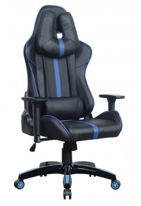 Кресло компьютерное BRABIX "GT Carbon GM-120" (черное/синее) 531930 в Талице - talica.mebel-74.com | фото