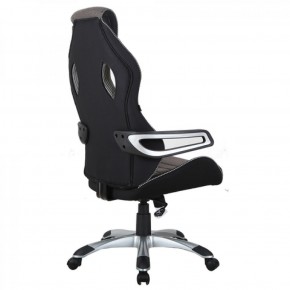 Кресло компьютерное BRABIX Techno GM-002 (ткань) черное/серое, вставки белые (531815) в Талице - talica.mebel-74.com | фото