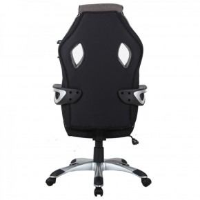 Кресло компьютерное BRABIX Techno GM-002 (ткань) черное/серое, вставки белые (531815) в Талице - talica.mebel-74.com | фото