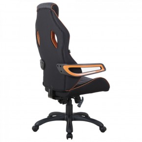 Кресло компьютерное BRABIX Techno Pro GM-003 (ткань черное/серое, вставки оранжевые) 531813 в Талице - talica.mebel-74.com | фото