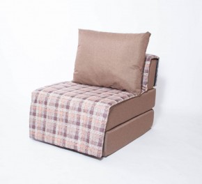 Кресло-кровать бескаркасное Харви (коричневый-квадро беж) в Талице - talica.mebel-74.com | фото