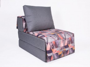 Кресло-кровать бескаркасное Харви (серый-сноу манго) в Талице - talica.mebel-74.com | фото