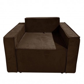 Кресло-кровать Принц КК1-ВК (велюр коричневый) в Талице - talica.mebel-74.com | фото