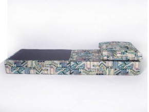 Кресло-кровать-пуф бескаркасное Окта (Велюр принт 2) в Талице - talica.mebel-74.com | фото