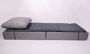 Кресло-кровать-пуф бескаркасное Прайм (мехико серый-графит) в Талице - talica.mebel-74.com | фото