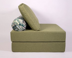 Кресло-кровать-пуф бескаркасное Прайм (Оливковый) в Талице - talica.mebel-74.com | фото