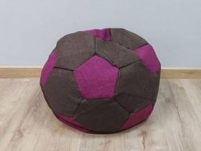 Кресло-мешок Мяч S (Savana Chocolate-Savana Berry) в Талице - talica.mebel-74.com | фото
