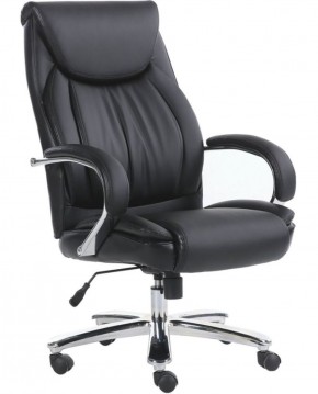 Кресло офисное BRABIX PREMIUM "Advance EX-575" (хром, экокожа, черное) 531825 в Талице - talica.mebel-74.com | фото
