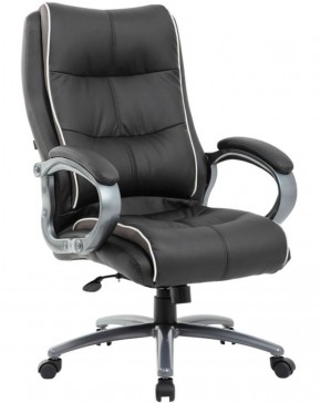 Кресло офисное BRABIX PREMIUM "Strong HD-009" (экокожа черная, ткань серая) 531945 в Талице - talica.mebel-74.com | фото