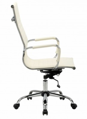 Кресло офисное BRABIX "Energy EX-509" (экокожа, хром, бежевое) 531166 в Талице - talica.mebel-74.com | фото