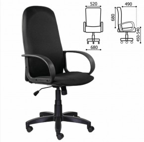 Кресло офисное BRABIX "Praktik EX-279" (ткань JP/кожзам, черное) 532019 в Талице - talica.mebel-74.com | фото