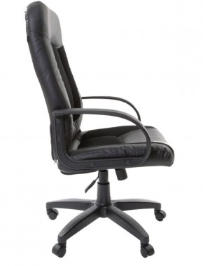 Кресло офисное BRABIX "Strike EX-525" (экокожа черная, ткань черная) 531381 в Талице - talica.mebel-74.com | фото