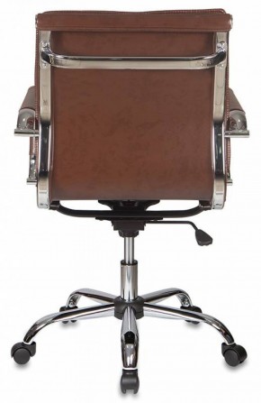 Кресло руководителя Бюрократ CH-993-LOW/BROWN коричневый в Талице - talica.mebel-74.com | фото