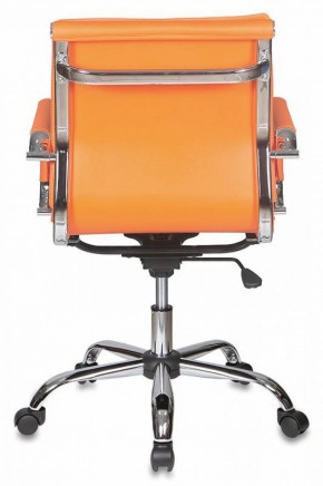 Кресло руководителя Бюрократ CH-993-LOW/ORANGE оранжевый в Талице - talica.mebel-74.com | фото