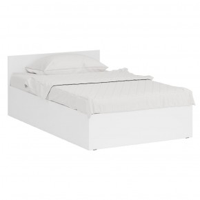 Кровать 1200 + Пенал Стандарт, цвет белый, ШхГхВ 123,5х203,5х70 + 45х52х200 см., сп.м. 1200х2000 мм., без матраса, основание есть в Талице - talica.mebel-74.com | фото