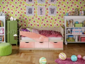 Кровать Бабочки (Розовый металлик) 1600 в Талице - talica.mebel-74.com | фото