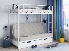 Кровать двухъярусная с диваном "Мадлен-ЯЯ" с ящиками в Талице - talica.mebel-74.com | фото